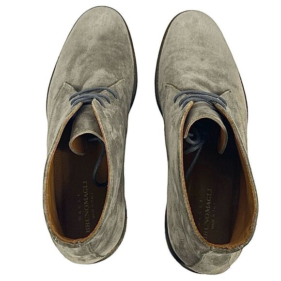 ? Bruno Magli “Joker” Gray Suede Chukka Boots – Italian Luxury | Size 10.5M